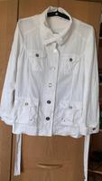 leichte Damen Leinen Jacke Gr 44 weiß Baden-Württemberg - Bad Waldsee Vorschau