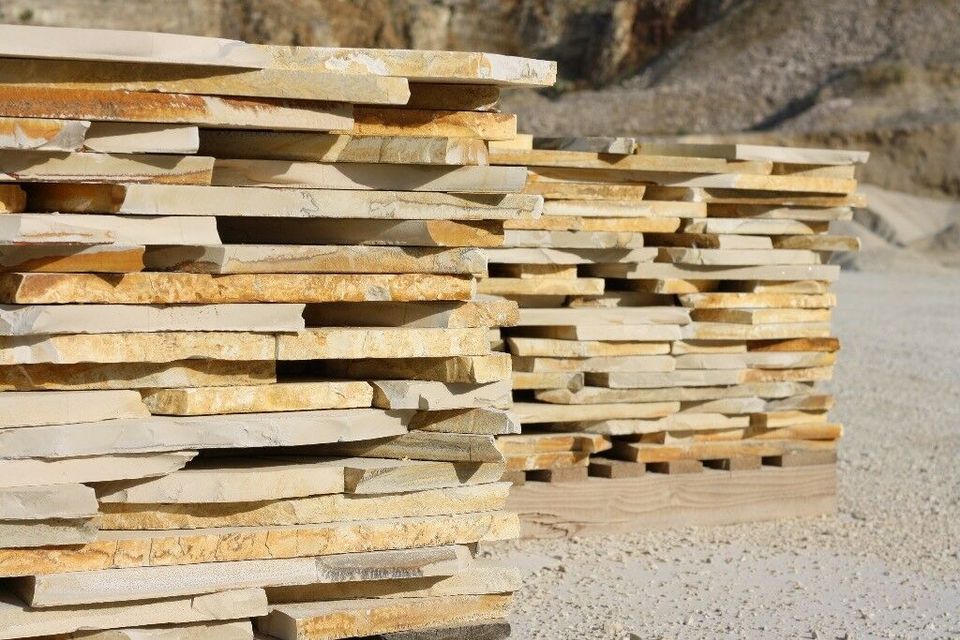 Naturstein Polygonalplatten Terrasse / Gehweg / Poolumrandung in Eichstätt