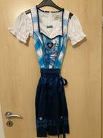 Dirndl Tracht blau Gr. 34, Dirndlbluse Gr. 36 *sehr gut* Bayern - Sinzing Vorschau