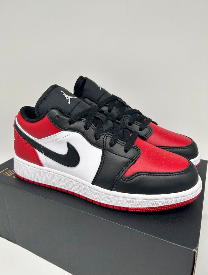 Nike Air Jordan 1 Low Sneaker Gr. 38,5 NEU rot weiß schwarz in Aachen