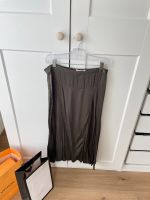 Reserved Satin Rock 42 L Khaki grün schwarz Maxi Midi lang hm Bayern - Aichach Vorschau