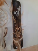 Schönes altes Holzbrett, dekoriert mit Trockenblumen, handgeferti Thüringen - Gotha Vorschau