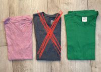 T-Shirt H&M Basic / B&C, rosa melliert / grün, Gr. S, einzeln Niedersachsen - Radbruch Vorschau