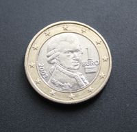 1 Euro Münze "Mozart" 2002 - Sammlerstück mit Fehlprägung Nordrhein-Westfalen - Monheim am Rhein Vorschau