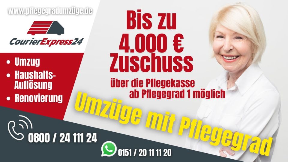 Seniorenumzüge / Umzug mit Pflegegrad in Leipzig