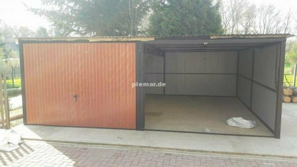 Garage Blechgarage 6x5m 2xSchwingtor Schuppe Fertiggarage |2018 ! in Schwäbisch Hall