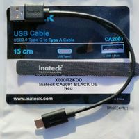USB2.0 auf USB-C Adapter Kabel 15cm Sachsen-Anhalt - Dessau-Roßlau Vorschau