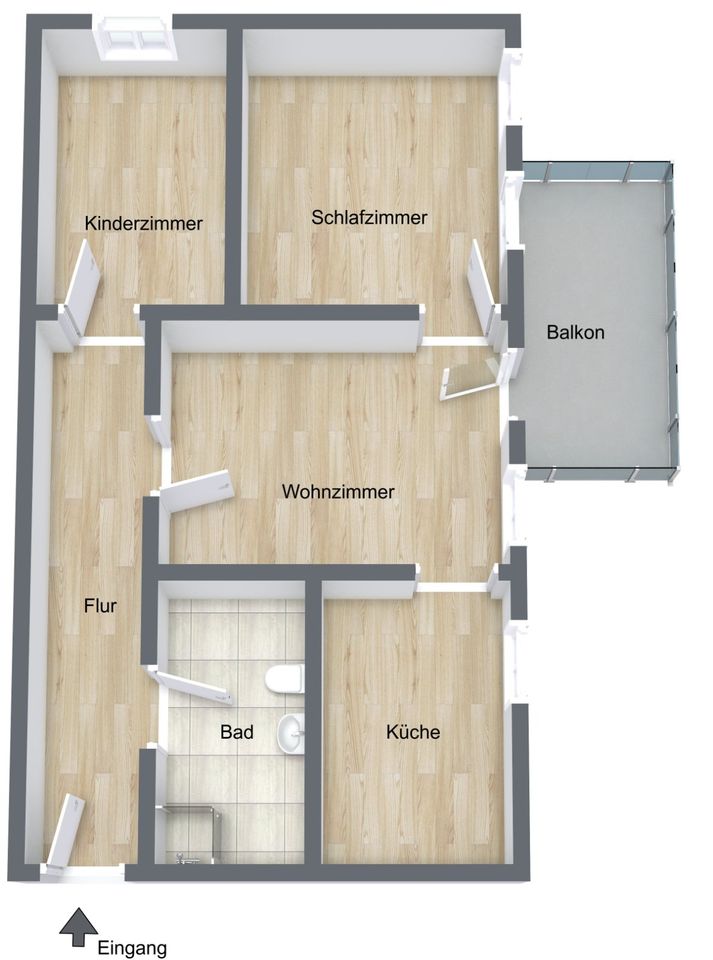 3 Zimmerwohnung in Suhl