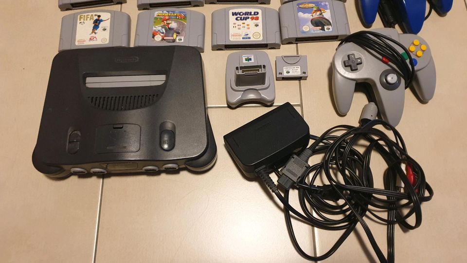 Nintendo N64 Mega Set Konsole Controller Spiele ab 6€ in Kiel