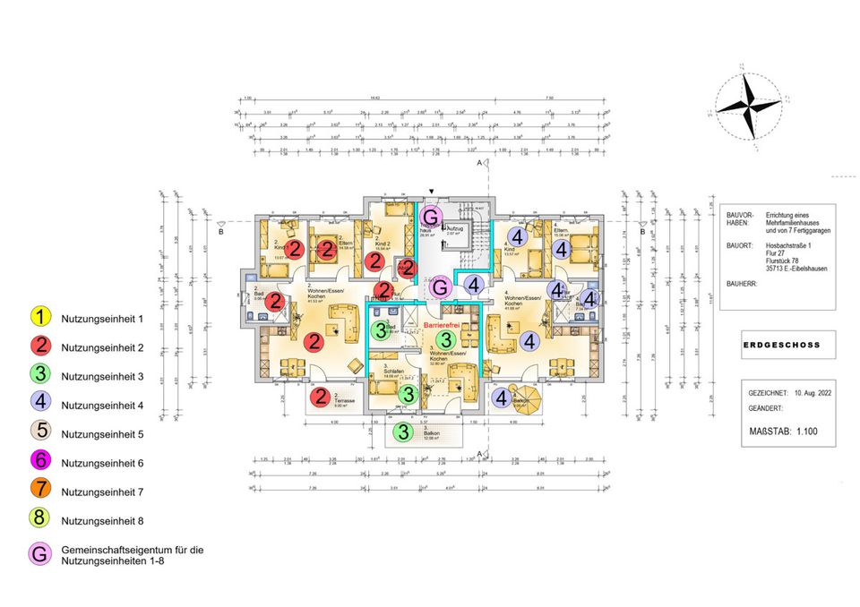 Moderne 59,71 m² Erdgeschosswohnung in Eschenburg-Eibelshausen. Barrierefrei! in Eschenburg