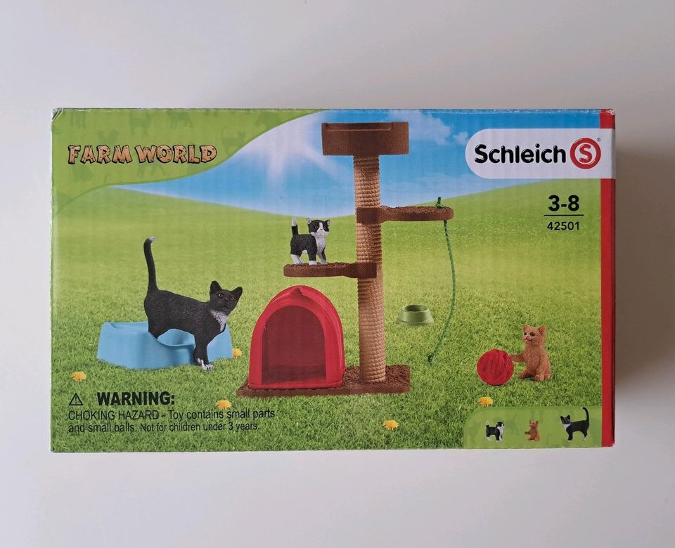 Schleich 42501 - Spielspaß für niedliche Katzen in Essen