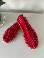 1 x Espadrilles  in der Größe 38  Rot mit weißen Punkten Neu Baden-Württemberg - Metzingen Vorschau