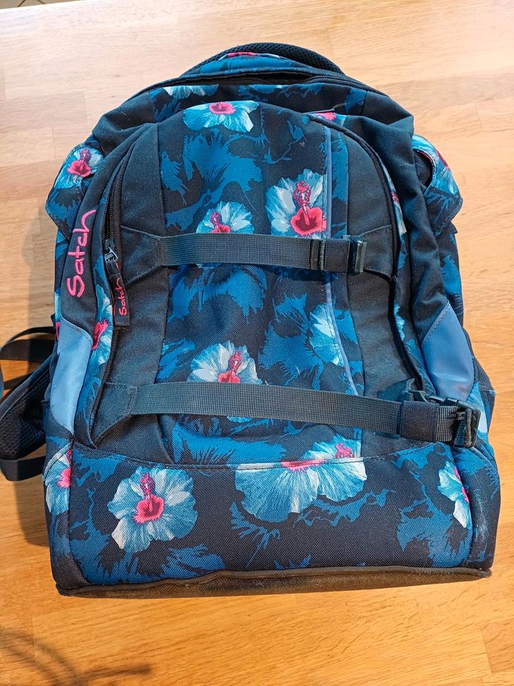 Satch Schulranzen Rucksack mit Sporttasche und Regenschutz. in Sankt Augustin