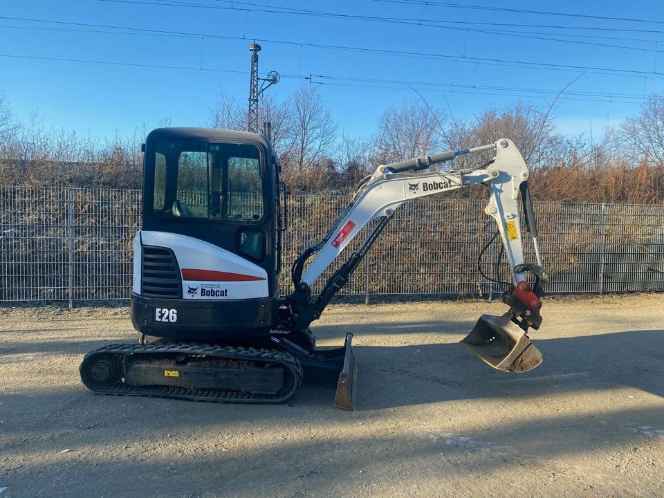 Minibagger Vermietung Bagger mieten 2600 KG Bobcat in Dresden