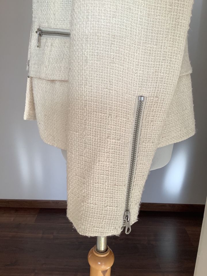 Madeleine Blazer Jacke Oberteil 38 Creme Tweed in Köln