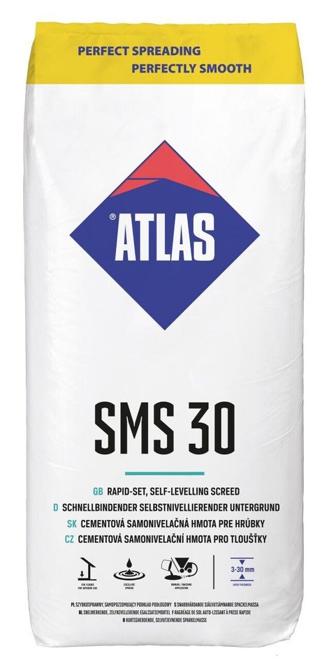 ATLAS SMS 30 Ausgleichsmasse Nivelliermasse  25Kg 19,50€ in Bochum