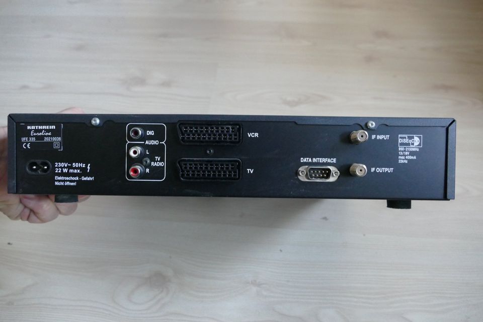 Kathrein DVB-Satelliten-Receiver Euroline UFE335 in Riol