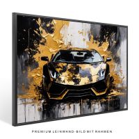 Wandbild Leinwand mit Rahmen , Lamborghini-Sportwagen Auto Luxus Stuttgart - Stuttgart-Ost Vorschau
