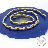 M*166166 Wert 6.300,- Rubin Brillant Collier 18 KT 750 Gold  xxyy Elberfeld - Elberfeld-West Vorschau