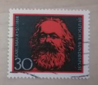 BRD-Briefmarke zum Geburtstag von Karl Marx, 30 Pfennig (1968) Bayern - Kirchham Vorschau