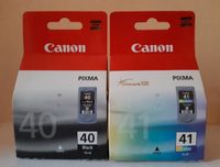 Canon PG40 Schwarz CL41 Farbe Tinten Drucker Patronen PG-40 CL-41 Saarland - Schmelz Vorschau