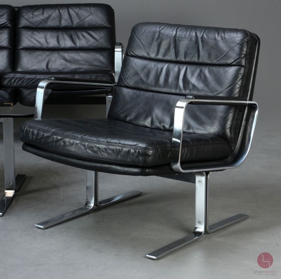 Walter Knoll Economy Leder Lounge Set 2 Sessel + Sitzbank + Tisch in Würzburg