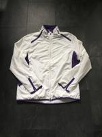 Tchibo TCM dünne Sportjacke Gr.42 weiß lila wie neu Fitnessjacke Hessen - Hünfeld Vorschau