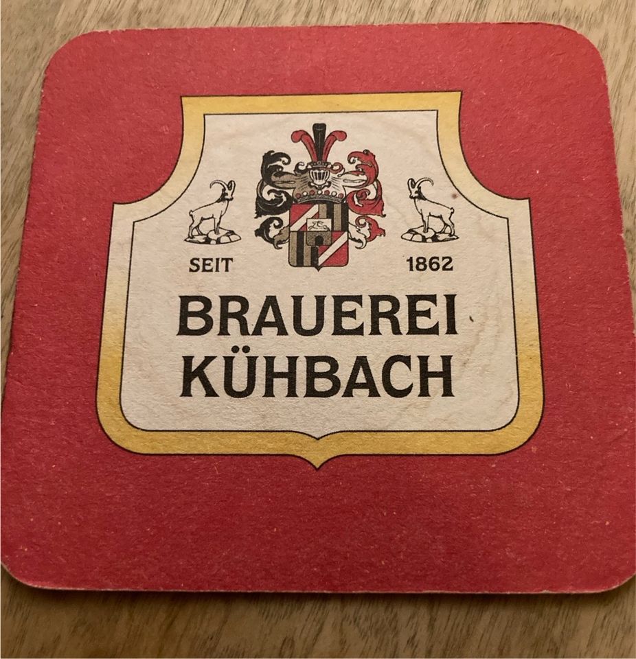 Brauerei Kühbach Bierdeckel Fuizl in Rosenheim