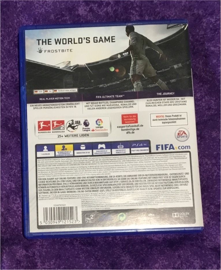 PS4 FIFA 18 Spiel in Albbruck