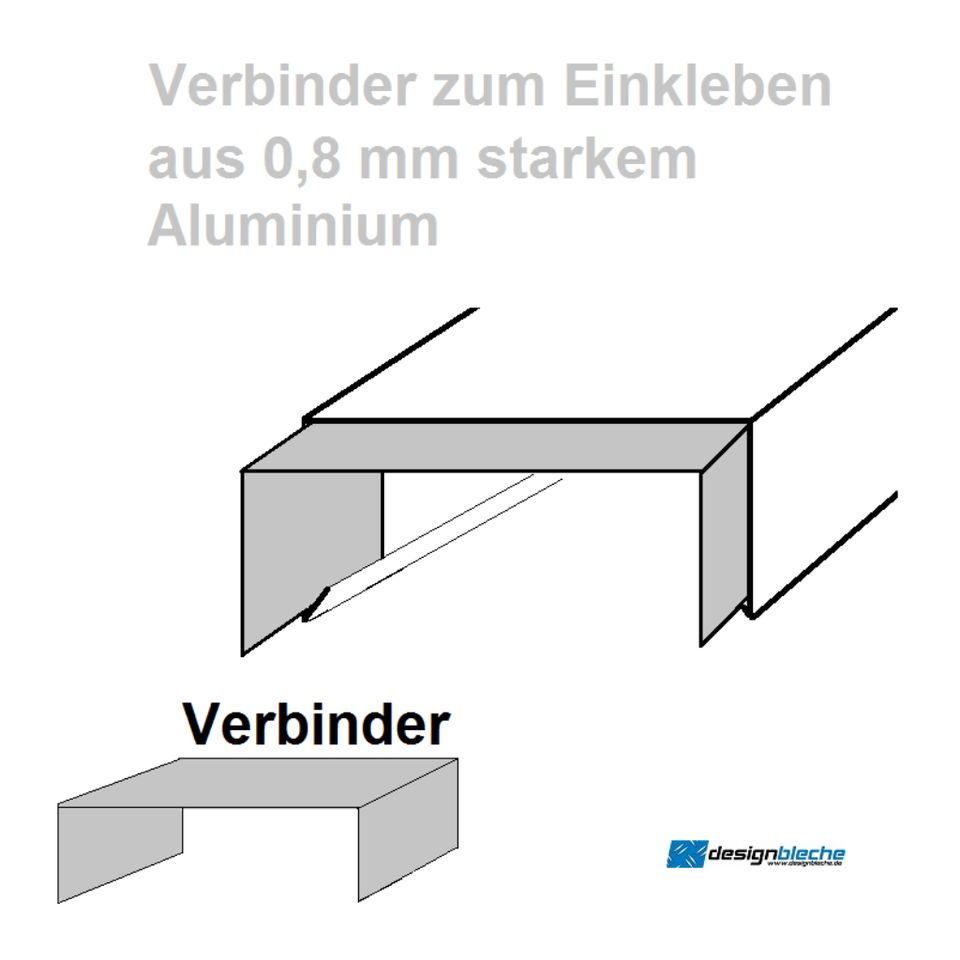 Mauerabdeckung Blende Abdeckung Kantblech Attikablech Mauerschutz in Erkelenz