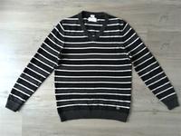 s.Oliver gestreifter Strickpullover in Schwarz-Grau-Beige, Gr. M Nordrhein-Westfalen - Witten Vorschau