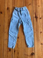 Zara Baggy-Jeans mit hohen Paperbag-Bund 32 XXS blau Baumwolle Berlin - Neukölln Vorschau