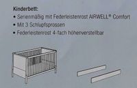 Babybett / Kinderbett, Marke PAIDI "Leo" + DIY-Piratenhöhle Bayern - Schönwald Oberfr. Vorschau