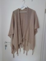 Bolero Poncho Wolle beige Bayern - Mering Vorschau