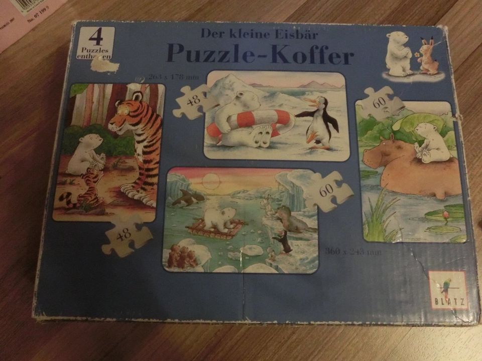 ❤ Puzzle-Koffer ❤ Hello Kitty ❤ Kleine Eisbär ❤ in Lichtenfels