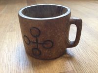 afrikanische Tasse Holz Handarbeit Leipzig - Altlindenau Vorschau