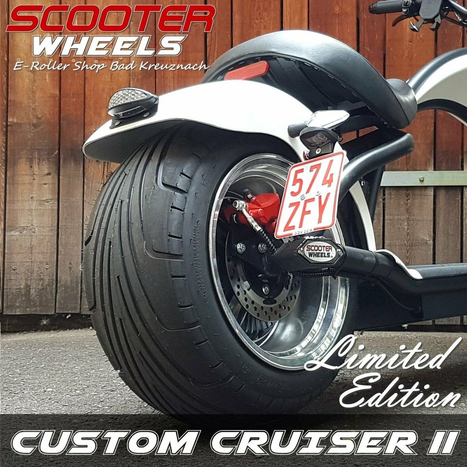 ⚡NEU⚡ Custom Cruiser LE-2 E-Scooter Elektro Chopper ⚡ Umbau ⚡ in Bad Kreuznach