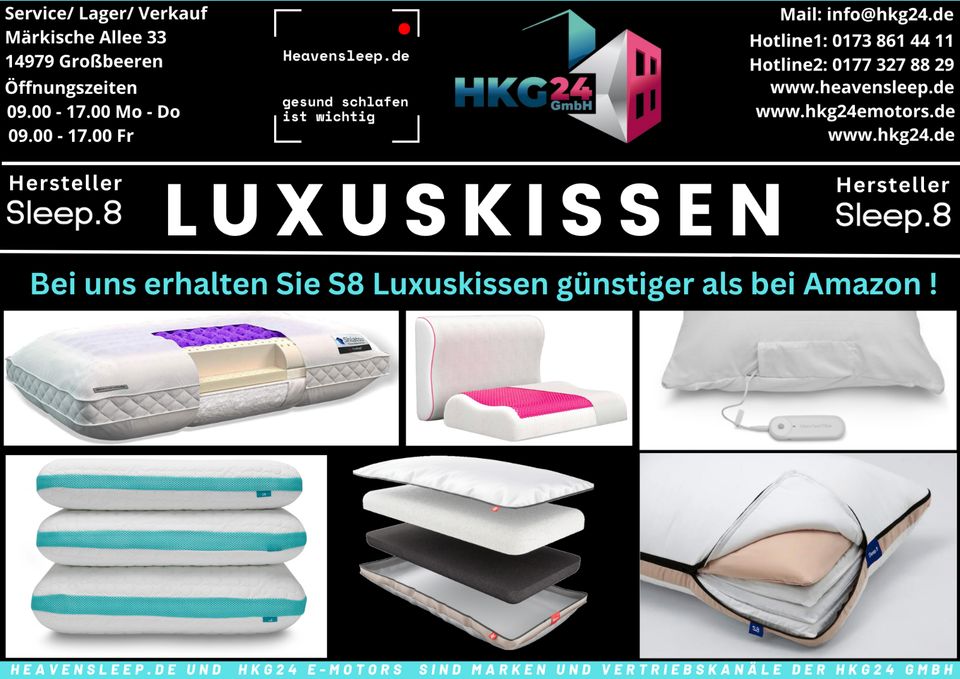 Luxusbett Arno 200x160 sleep.8 NP 2.558,-€ 60% Nachlass 1x in Großbeeren