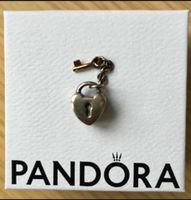 Pandora Charm 925 Silber und 14K Gold Herz mit Schlüssel Schleswig-Holstein - Bargteheide Vorschau