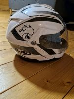 Motorrad Helm mit original Unterschrift von Otto Waalkes Niedersachsen - Rhauderfehn Vorschau