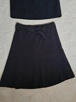 ♥️ Rock Skirt Nadelstreifen Midi Business Büro Taufe Arbeit Oster Niedersachsen - Loxstedt Vorschau