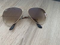 Ray Ban Gold Sonnenbrille Damen Unisex Brille Sachsen-Anhalt - Wolmirstedt Vorschau