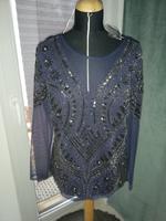 Damen Hochwertiges Pailletten Bluse Shirt  Größe 42 Hessen - Fuldabrück Vorschau