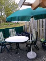 Gartenmöbel Sitzgruppe plus Schirm für 3 Personen Darß - Zingst Vorschau