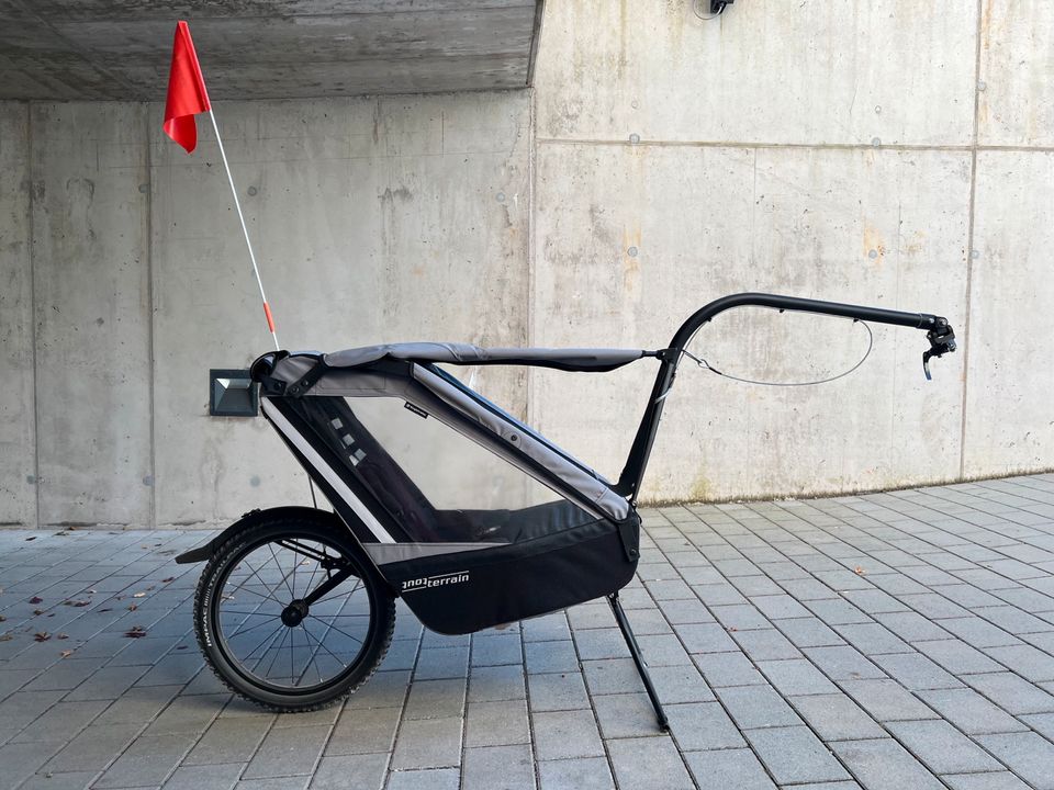 Tout Terrain Singletrailer Fahrrad Kinderanhänger, grau in Laufenburg (Baden)