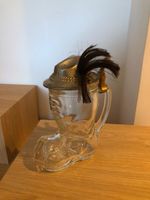 Bierstiefel aus Glas mit Zinndeckel Baden-Württemberg - Obersulm Vorschau