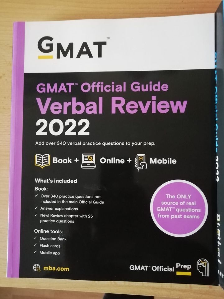 GMAT Official Guide Verbal Review in Hannover