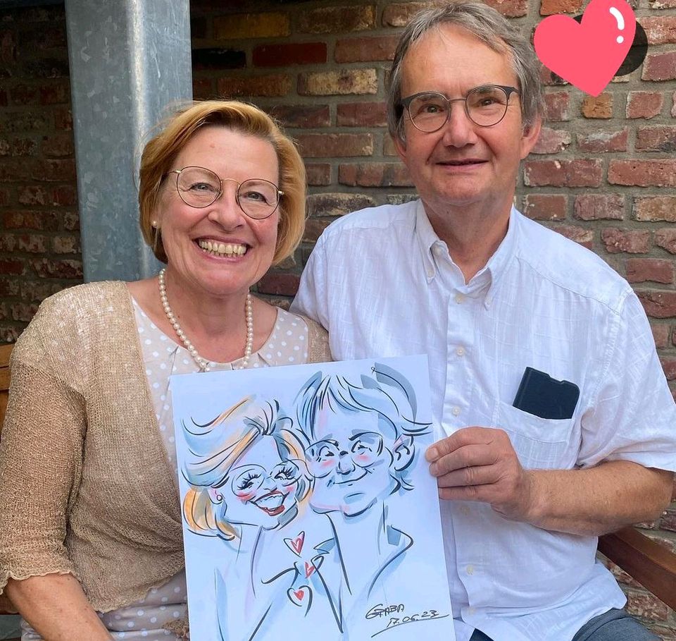 Schnellzeichner  Karikaturist  Event Hochzeit in Kleve
