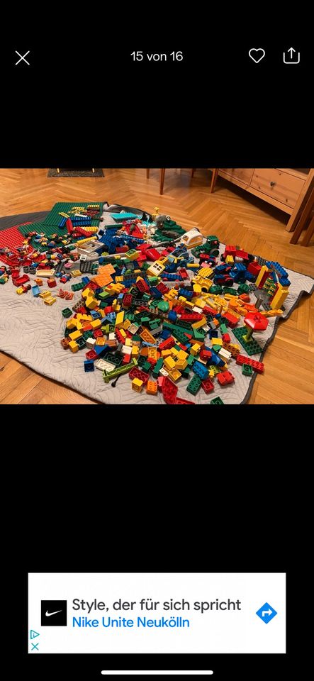 Lego Duplo Konvolut Zoo Haus Bob Baumeister Autos Traktor Steine in Berlin