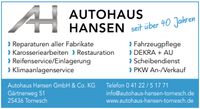 Kfz-Mechatroniker/ Kfz-Mechaniker mit Bürotätigkeit (m/w/d) Kreis Pinneberg - Tornesch Vorschau